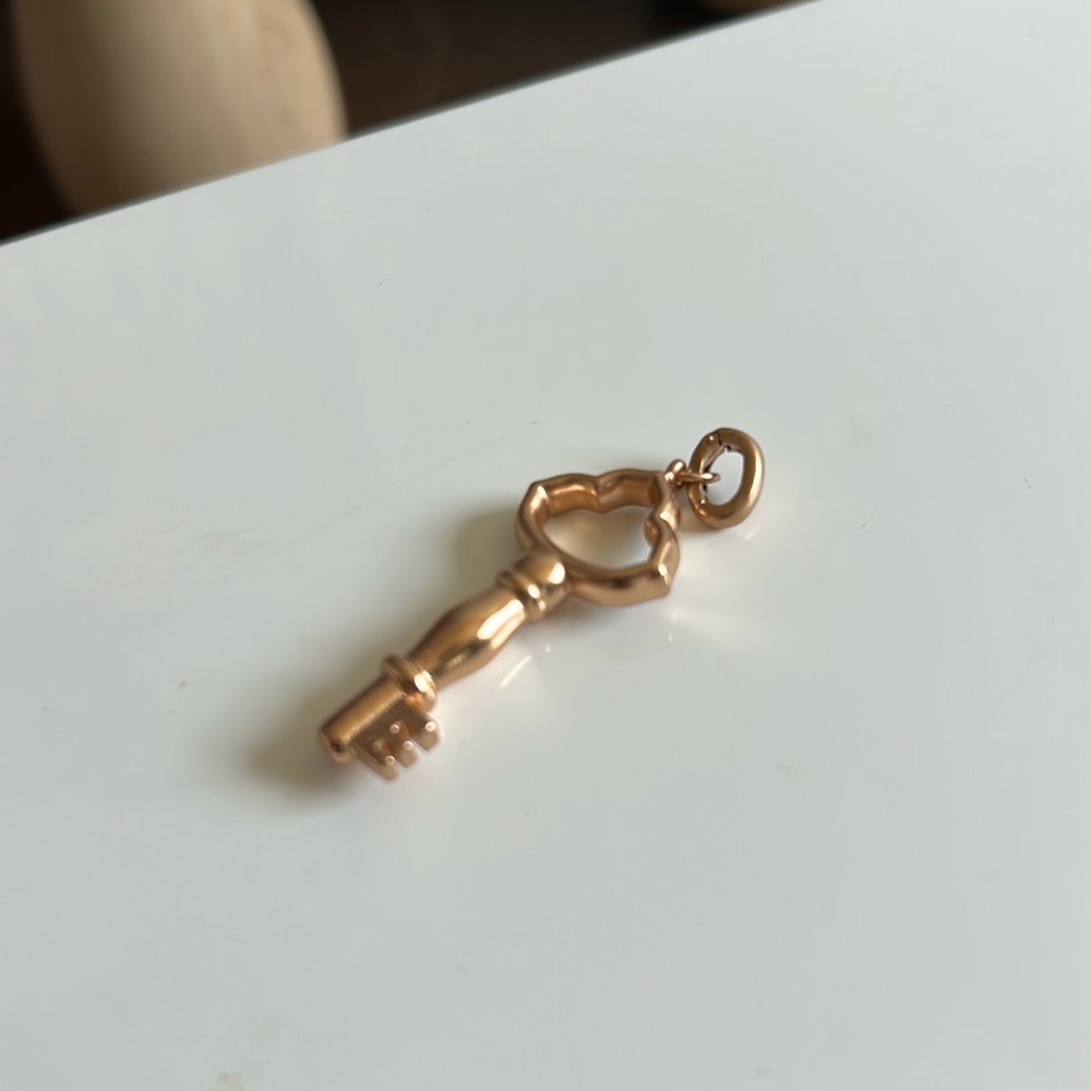 Kendra Scott Tose Gokd Large Key Charm
